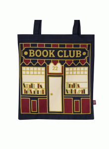 Пазарска чанта от рециклиран памук - Пълтни Прес, Клуб на Книгата